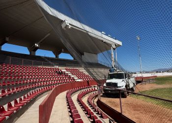 Listo el estadio de béisbol “Héroes de Caborca” para el Gran Juego de las Estrellas de la Liga Norte de Sonora Amateur