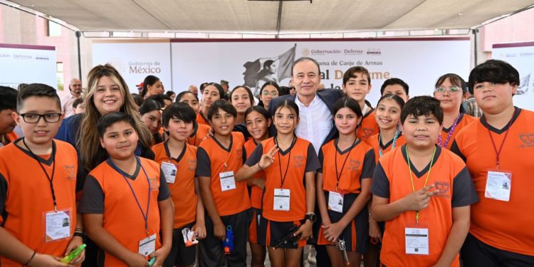 Gobernador Durazo suma esfuerzos con Gobierno de México para fortalecer tranquilidad social con programa “Sí al Desarme, Sí a la Paz”