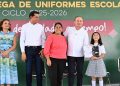 Gobernador Durazo garantiza entrega de uniformes gratuitos a todos los estudiantes antes de iniciar próximo ciclo