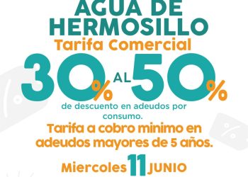 Ofrece AGUAH apoyo a usuarios con descuentos de 50% en adeudos