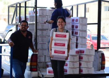 Entrega DIF Caborca más de 320 apoyos alimentarios a más de 80 familias