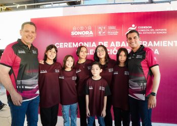 Abandera Gobierno de Sonora a estudiantes que participarán en los Juegos Deportivos Nacionales Escolares: SEC