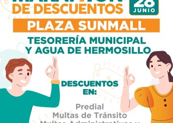 Invita Tesorería Municipal al Maratón de Descuentos este sábado 28