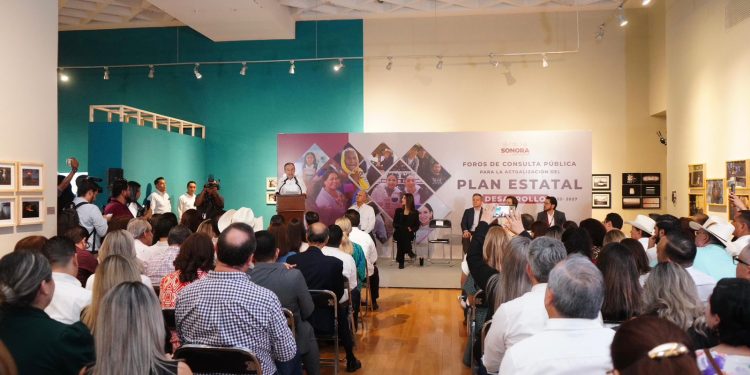 Gobernador Durazo inicia foros para actualizar el Plan Estatal de Desarrollo