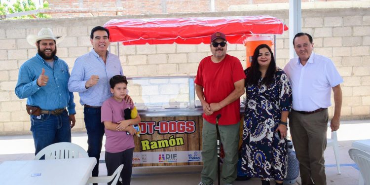 Realizan entrega de Proyectos Productivos a Personas con Discapacidad del “Programa Yo Puedo” en Caborca