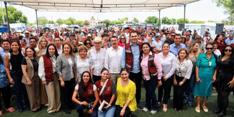 Gobernador Durazo y Bárcena refuerzan estrategia de paz en Cajeme con jornada de desarme y rehabilitación de espacios seguros