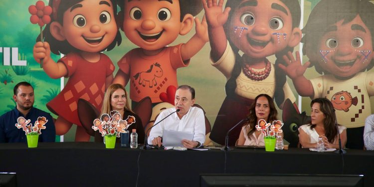 Gobernador Durazo lanza campaña estatal para prevenir la violencia sexual infantil