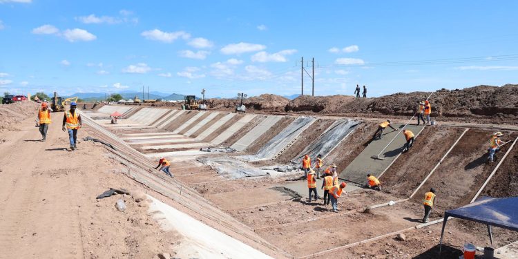 Cumple Gobernador Durazo a productores del Mayo y Yaqui con inicio de obras del Programa Nacional de Tecnificación de Riego