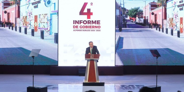 Gobernador Alfonso Durazo Montaño  Rinde su cuarto Informe de Gobierno