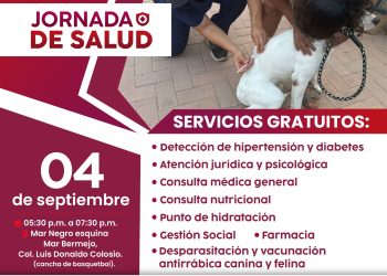 Refuerza el Ayuntamiento de Guaymas actividades de la Jornada de salud