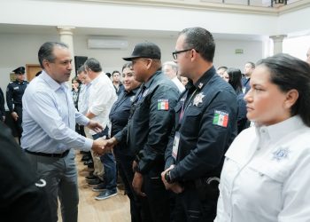 Llama Toño Astiazarán a Policía Municipal a no bajar la guardia y trabajar por la seguridad de las y los hermosillenses