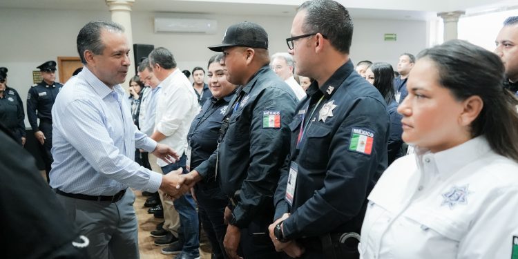 Llama Toño Astiazarán a Policía Municipal a no bajar la guardia y trabajar por la seguridad de las y los hermosillenses