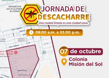 “Siguen las jornada de Descacharre hasta el 10 de Octubre en diferentes  colonias de Guaymas: Karla Còrdoba”