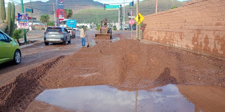 Realiza Ayuntamiento de Guaymas recuento de daños por lluvias