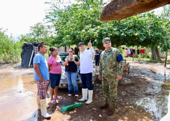 Supervisa Gobernador Durazo comunidades afectadas por tormenta tropical Raymond y garantiza apoyos a familias