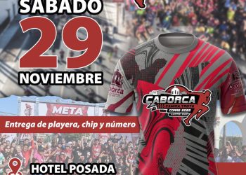 Solo faltan 33 días para la V edición de la carrera de 5 y 10 kilómetros, por un Caborca Limpio”