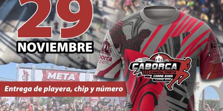 Solo faltan 33 días para la V edición de la carrera de 5 y 10 kilómetros, por un Caborca Limpio”