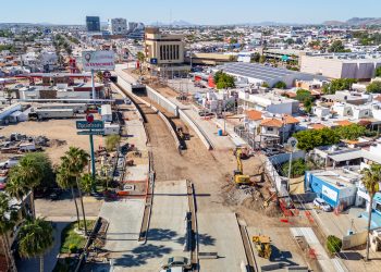 Paso a desnivel Colosio Solidaridad presenta un avance del 80%