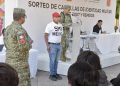Realizan sorteo de cartilla militar para jóvenes de la clase 2007 y remisos en Hermosillo