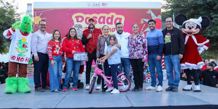 Celebra Ayuntamiento de Guaymas y DIF posada para niñas y niños