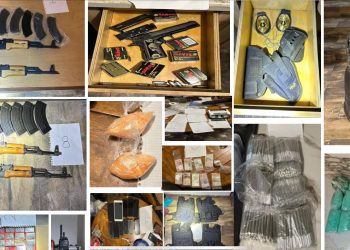 Mesa Estatal de Seguridad retira de las calles más de 2 millones de dosis de droga, armas y cartuchos en Sonora