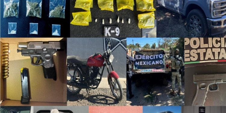 Policías Estatales realizan detenciones en municipios de Sonora