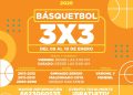 Invita IDH a la etapa municipal de Básquetbol 3×3 rumbo a la Olimpiada Nacional 2026