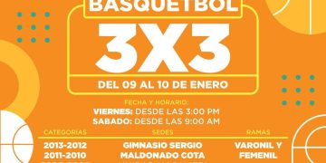 Invita IDH a la etapa municipal de Básquetbol 3×3 rumbo a la Olimpiada Nacional 2026