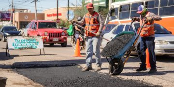 Realiza Ayuntamiento de Hermosillo trabajos de rehabilitación en 14 vialidades