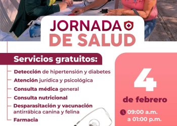 Tendrá San Gerónimo Jornada de Salud este 4 de febrero