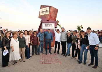 Gobernador Durazo detona nuevo polo turístico en Empalme con Malecón El Cochórit