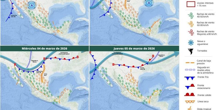 Se espera un ligero descenso de temperaturas por frente frío en Sonora: CEPC