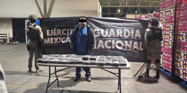 Mesa Estatal de Seguridad frena cargamento de cocaína en Opodepe