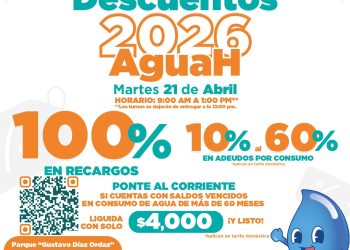 Apoya Agua de Hermosillo a deudores con Jornada de Descuentos este martes 21 en colonia Isabeles