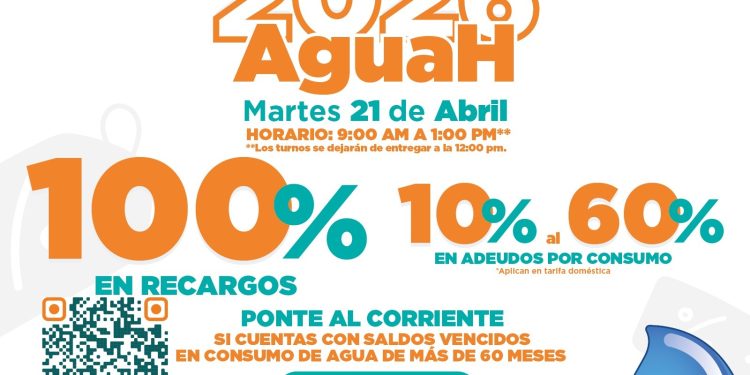 Apoya Agua de Hermosillo a deudores con Jornada de Descuentos este martes 21 en colonia Isabeles