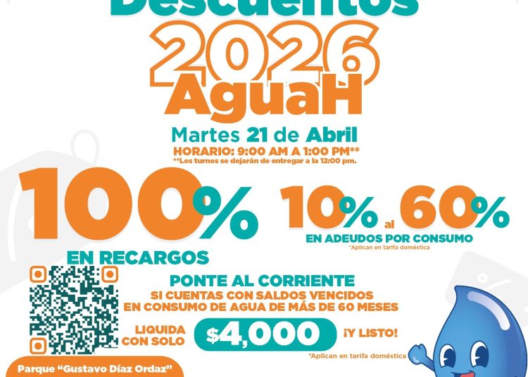 Apoya Agua de Hermosillo a deudores con Jornada de Descuentos este martes 21 en colonia Isabeles