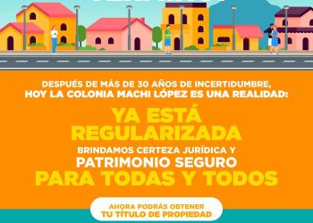 Apoya Gobierno de Hermosillo a más de 300 familias de la colonia Machi López en tramitar sus títulos de vivienda