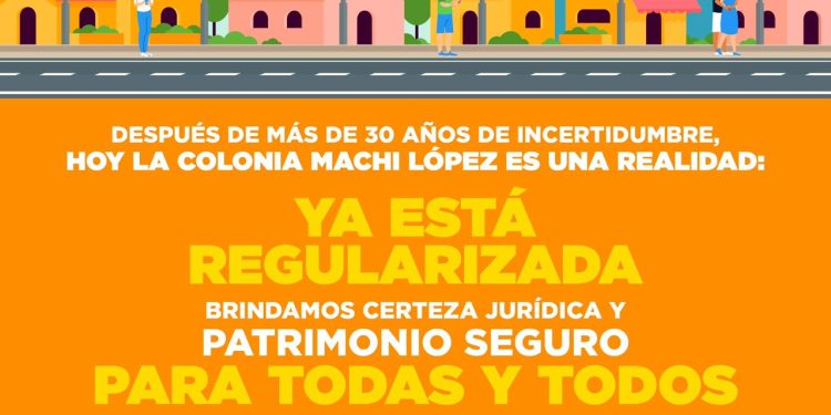 Apoya Gobierno de Hermosillo a más de 300 familias de la colonia Machi López en tramitar sus títulos de vivienda