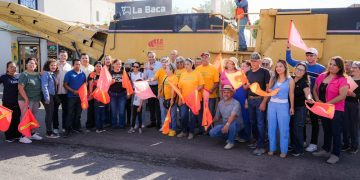 Arranca Toño Astiazarán recarpeteo de la calle Reforma en el sector Norte