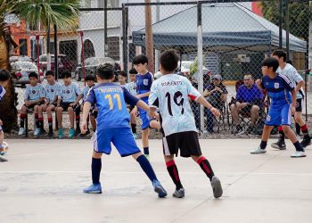 Realiza Ayuntamiento de Guaymas primera fase eliminatoria del Torneo de fútbol infantil 5 x 5