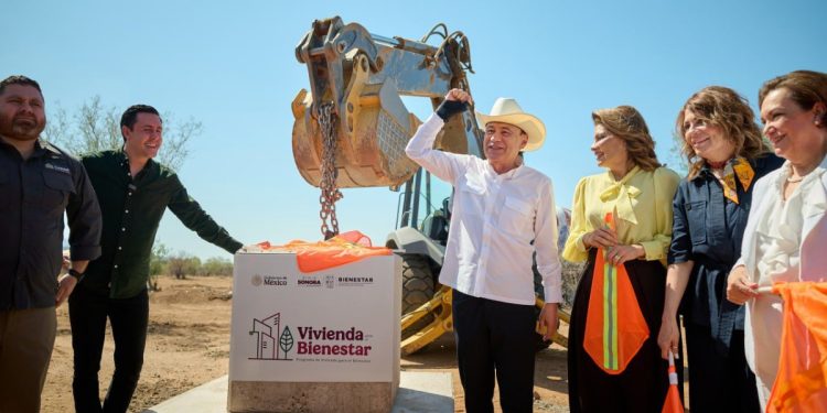 Arranca Durazo construcción de 2 mil 400 casas en Hermosillo; Sonora es primer lugar en viviendas del Bienestar