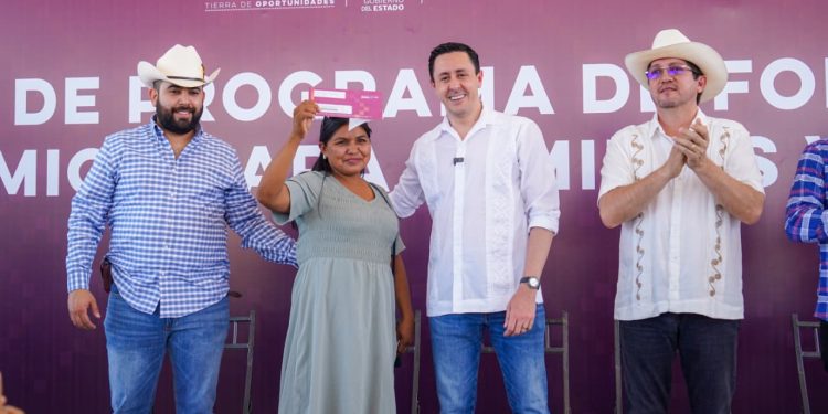 Beneficia Gobernador Durazo a 4 mil 500 familias del sur de Sonora con programa de Fortalecimiento Económico