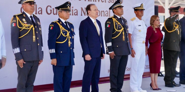 Reconoce Gobernador Durazo resultados en seguridad a siete años de la creación de la Guardia Nacional