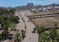 Avanzan obras de pavimentación en San Carlos y Guaymas