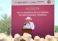 Con apoyo de presidenta Sheinbaum, Gobernador Durazo inicia construcción de Subasta ganadera de la sierra en Moctezuma
