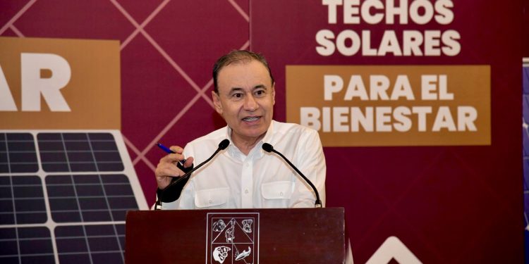Hasta 89% menos en el recibo de luz: Sheinbaum y Durazo llevan Techos Solares a Hermosillo